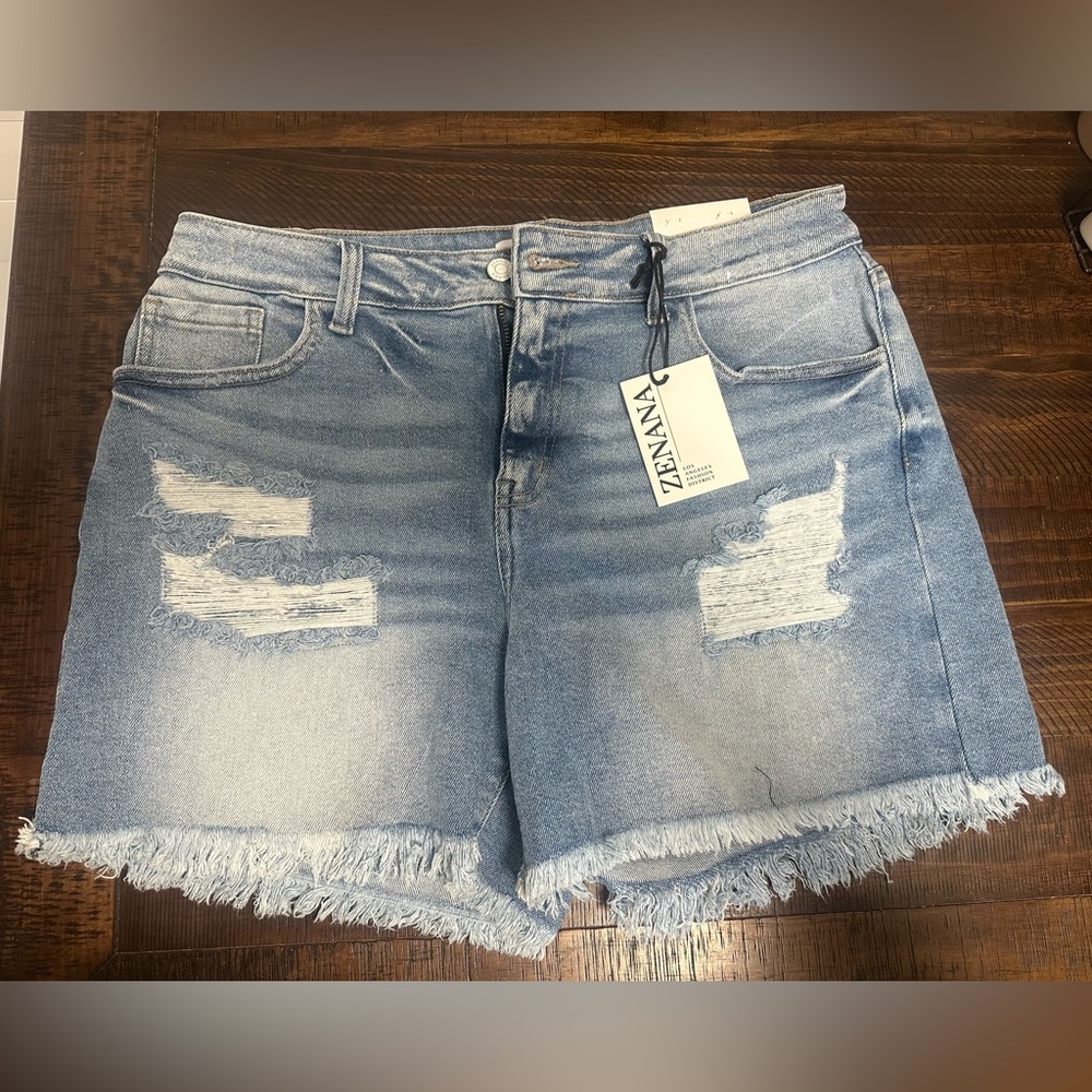 Zenana denim shorts